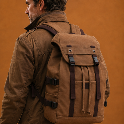 Canvas Rucksack Backpack
