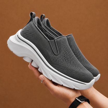Breathable Knit Slip-Ons