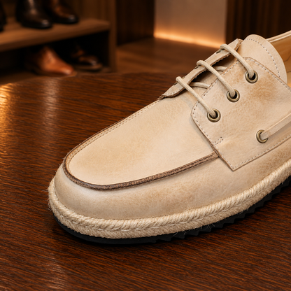 Classic Moc-Toe Leather Shoes