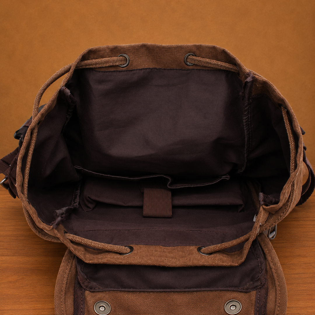 Canvas Rucksack Backpack