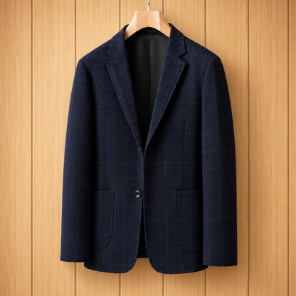 Modern Plaid Blazer