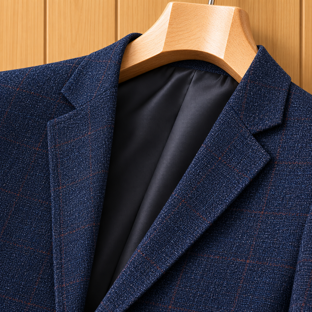 Modern Plaid Blazer