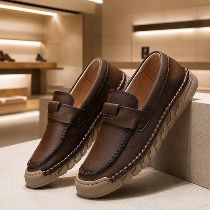 Premium Comfort Leather Loafers