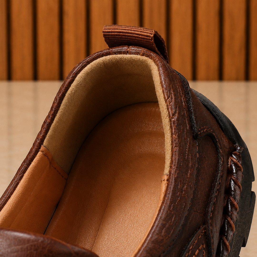 Comfortable Leather Slip-Ons