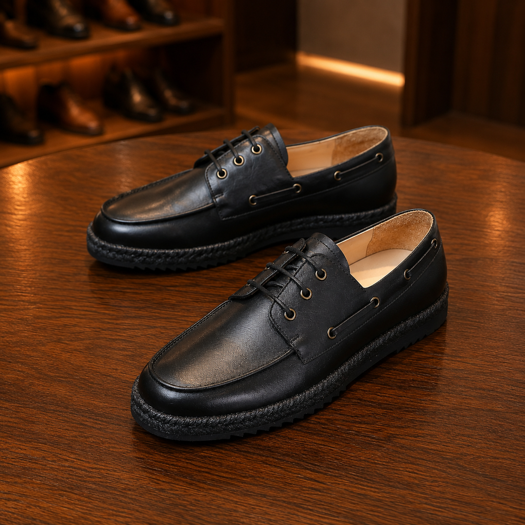 Classic Moc-Toe Leather Shoes