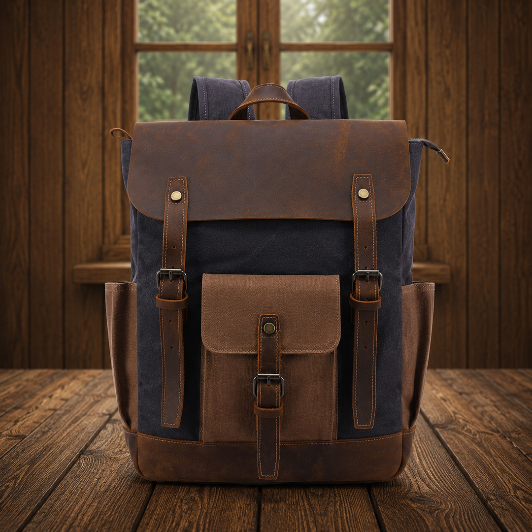 Waxed Canvas Backpack