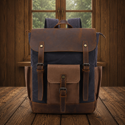 Waxed Canvas Backpack