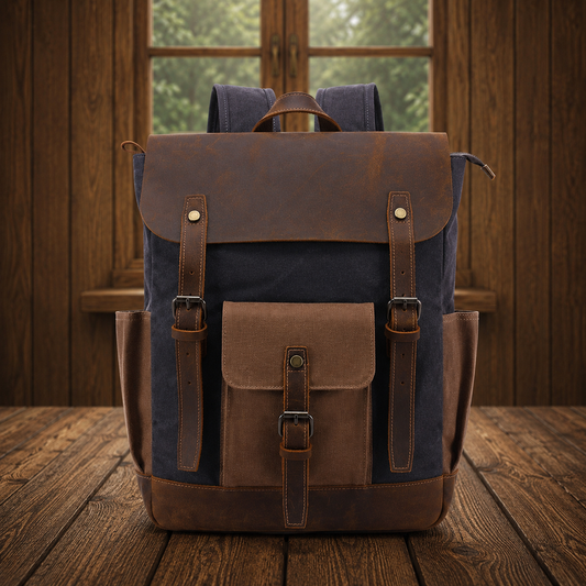 Waxed Canvas Backpack