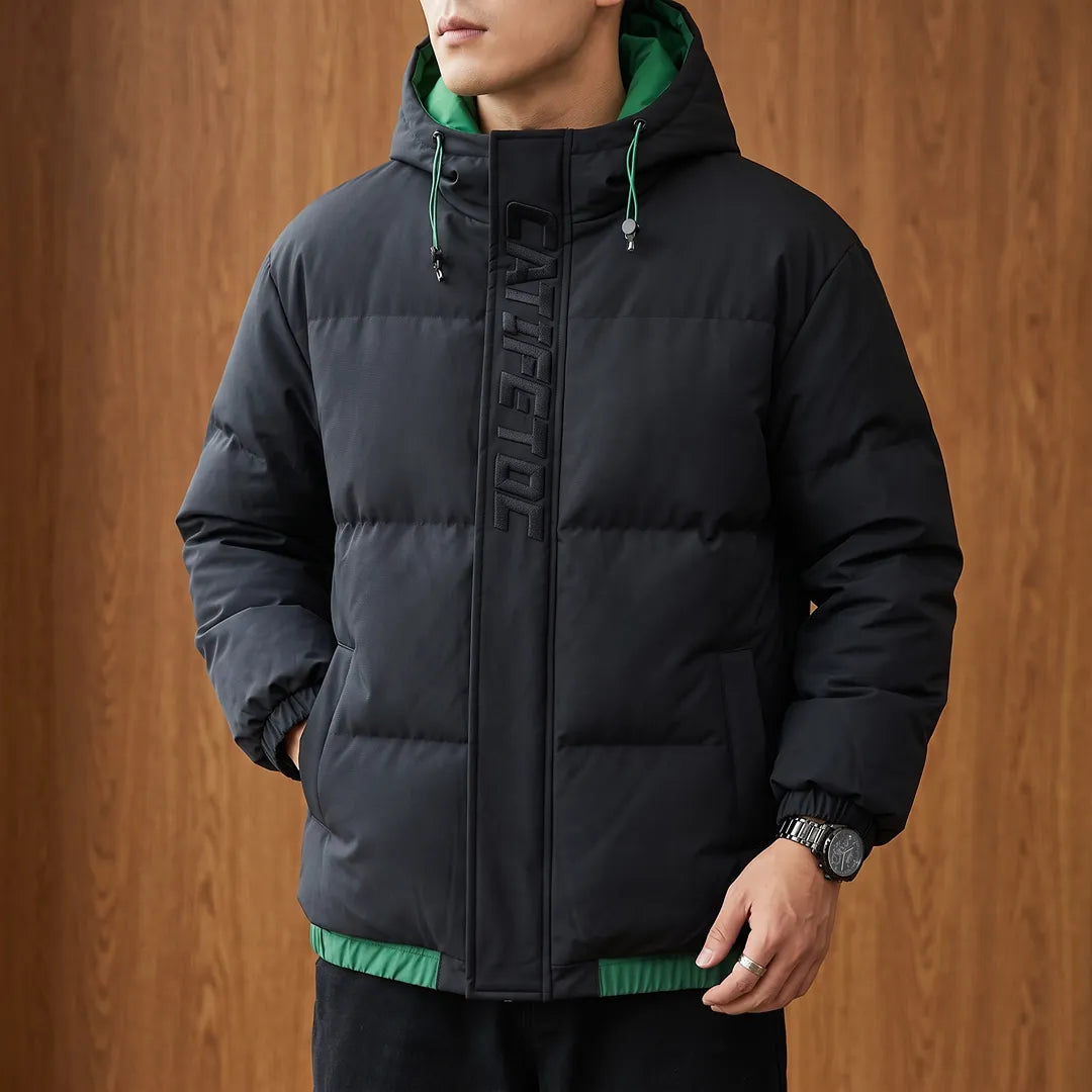 Bold Hooded Puffer Jacket