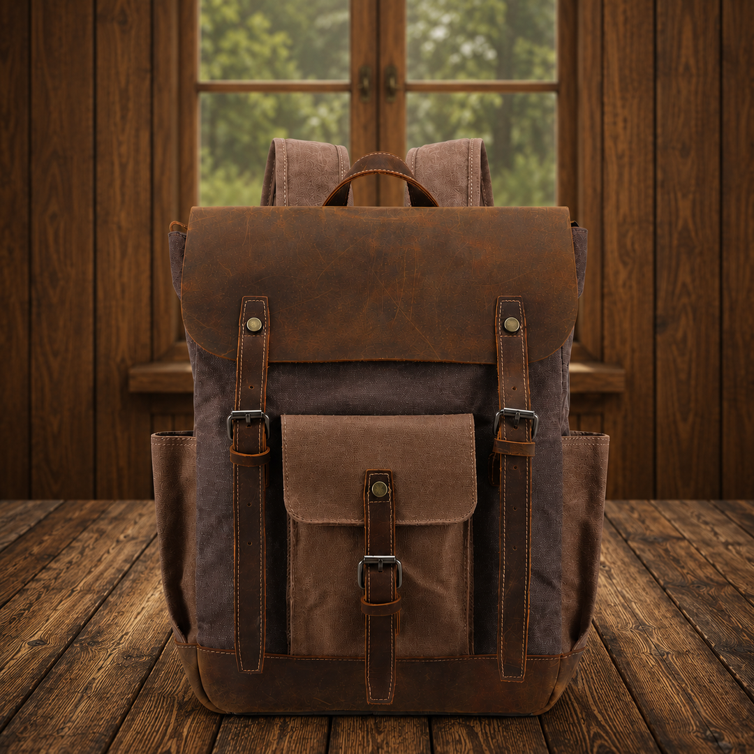 Waxed Canvas Backpack