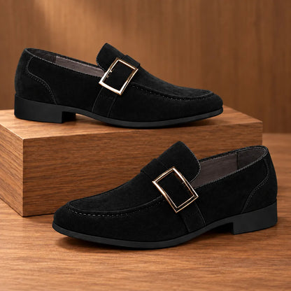Buckle Strap Loafers