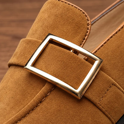 Buckle Strap Loafers
