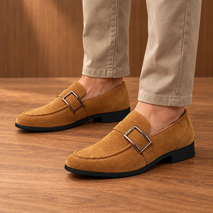 Buckle Strap Loafers