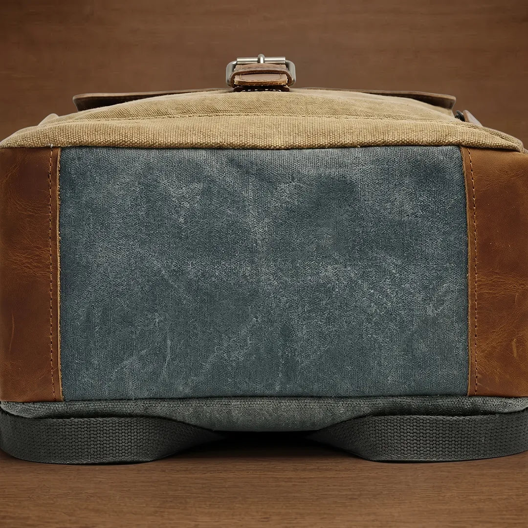 Buckled Roll-Top Backpack