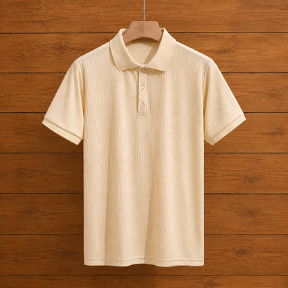Casual Button Polo Shirt