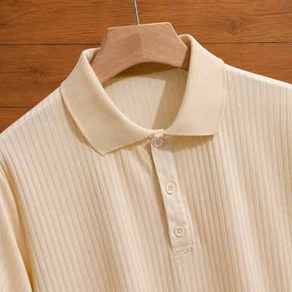 Casual Button Polo Shirt