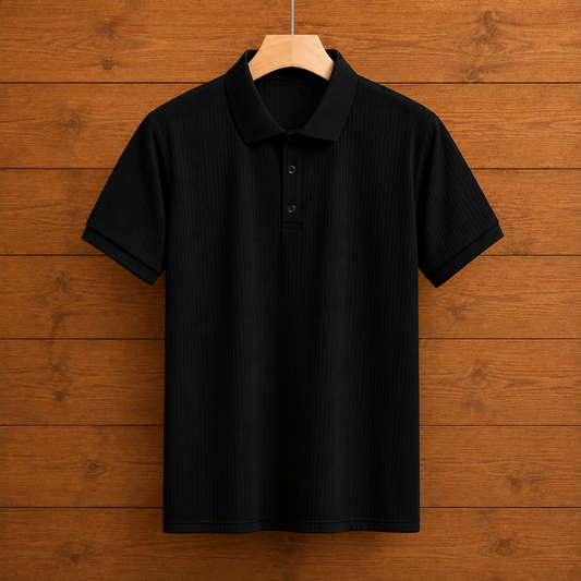 Casual Button Polo Shirt