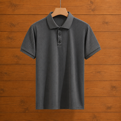 Casual Button Polo Shirt