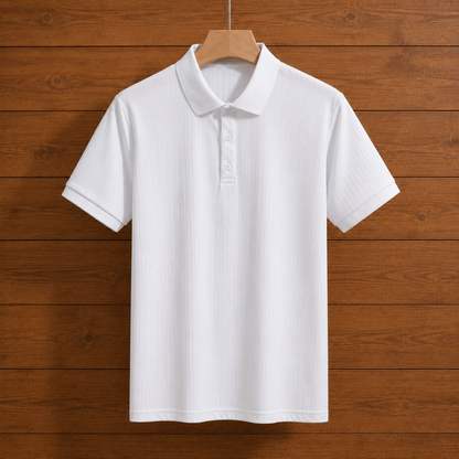 Casual Button Polo Shirt