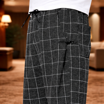 Casual Grid Joggers