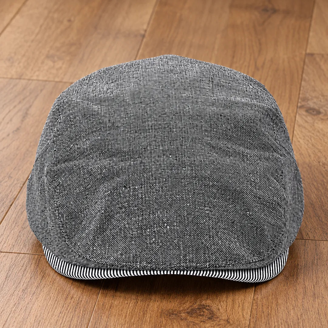 Classic Textured Flat Cap