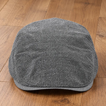 Classic Textured Flat Cap