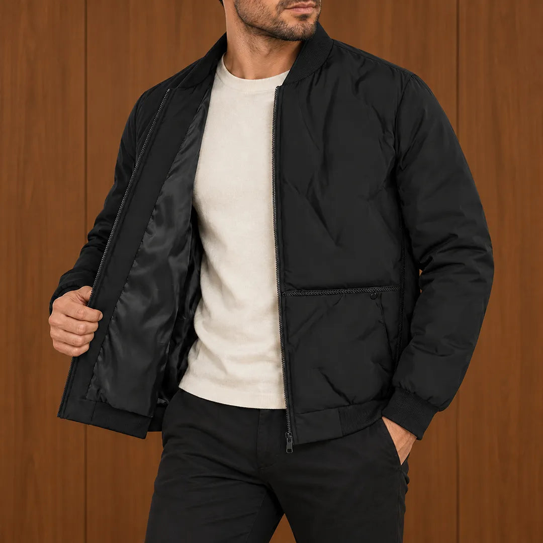 Classic Bomber Zip Jacket
