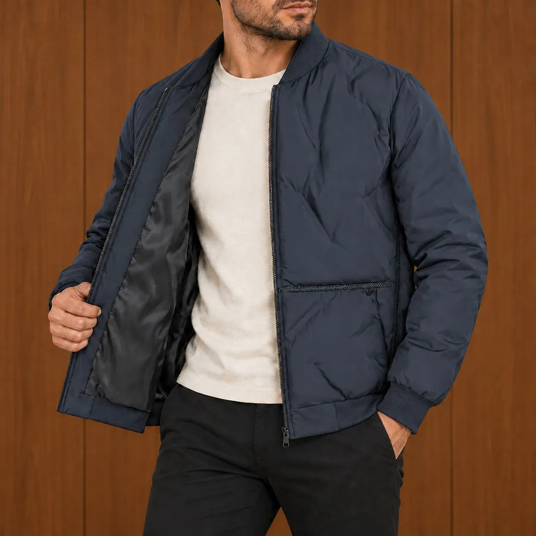 Classic Bomber Zip Jacket