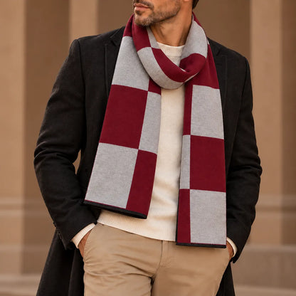 Classic Check Knit Scarf