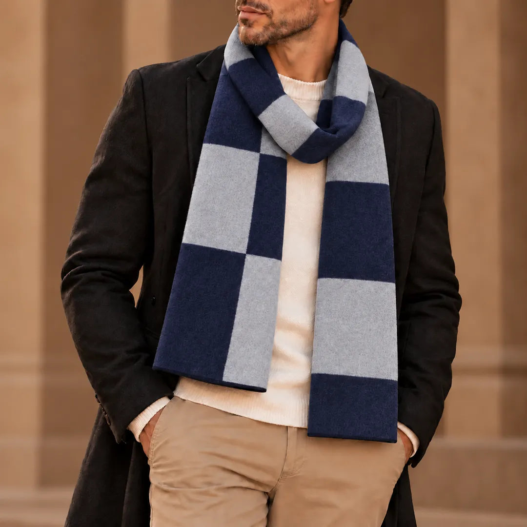 Classic Check Knit Scarf