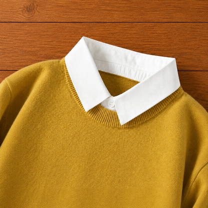 Classic Collared Sweatshirt