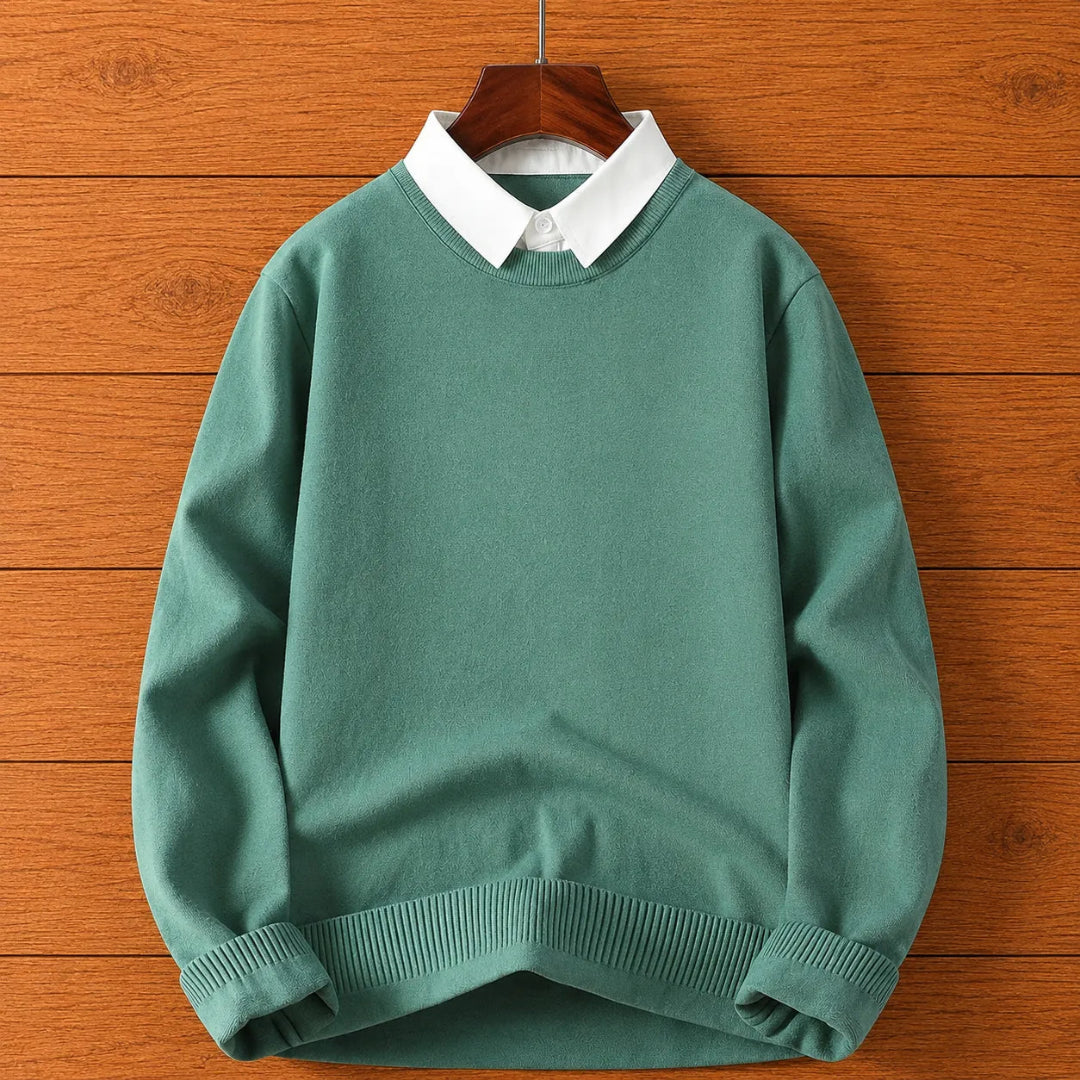 Classic Collared Sweatshirt