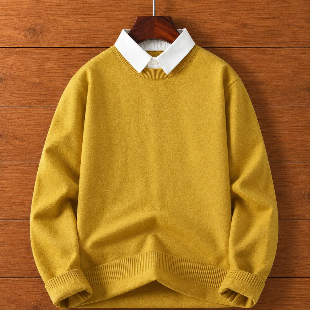 Classic Collared Sweatshirt