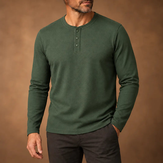 Classic Henley Sweatshirt