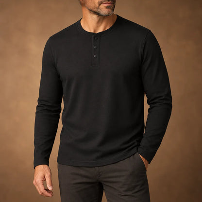 Classic Henley Sweatshirt