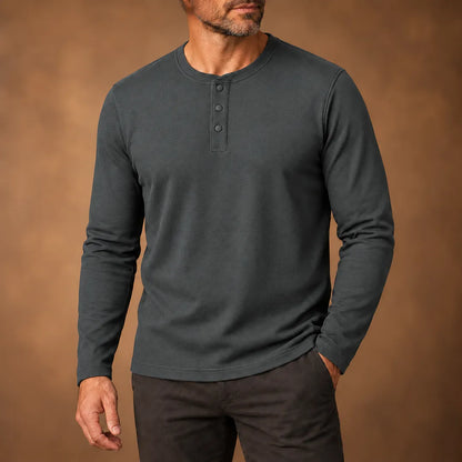 Classic Henley Sweatshirt