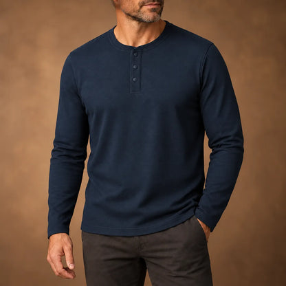 Classic Henley Sweatshirt