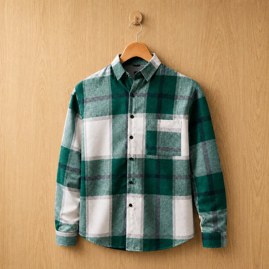 Classic Long-Sleeve Plaid Shirt