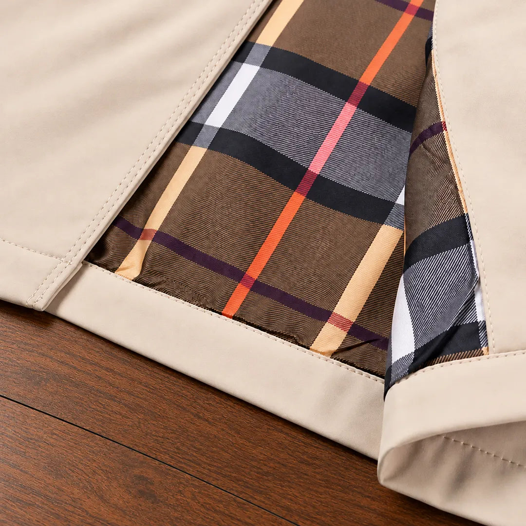 Classic Mid-Length Trench Coat