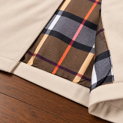 Classic Mid-Length Trench Coat