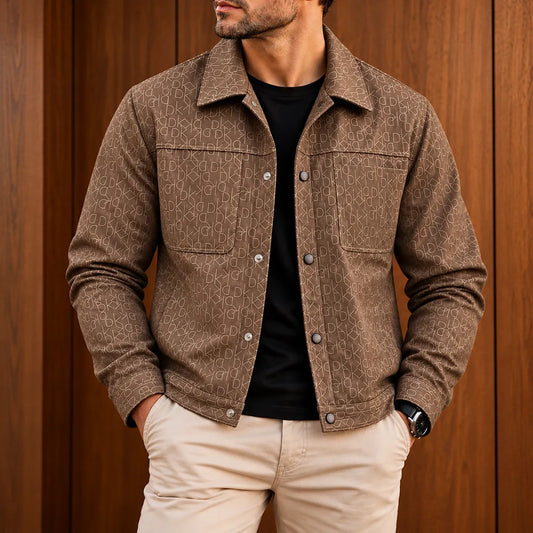 Classic Pattern Button Jacket