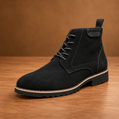 Classic Rugged Lace-Up Boots