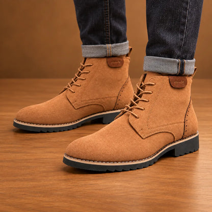 Classic Rugged Lace-Up Boots