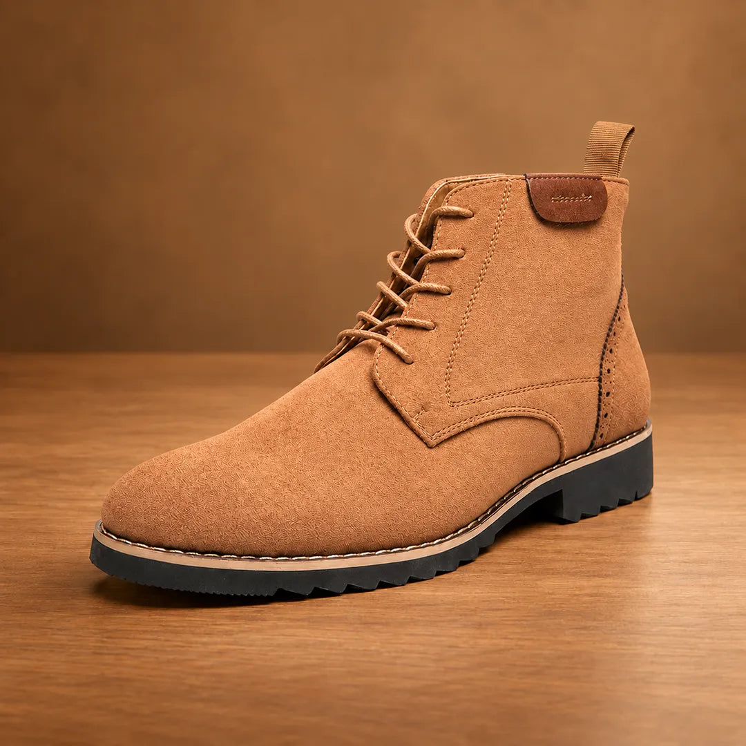 Classic Rugged Lace-Up Boots