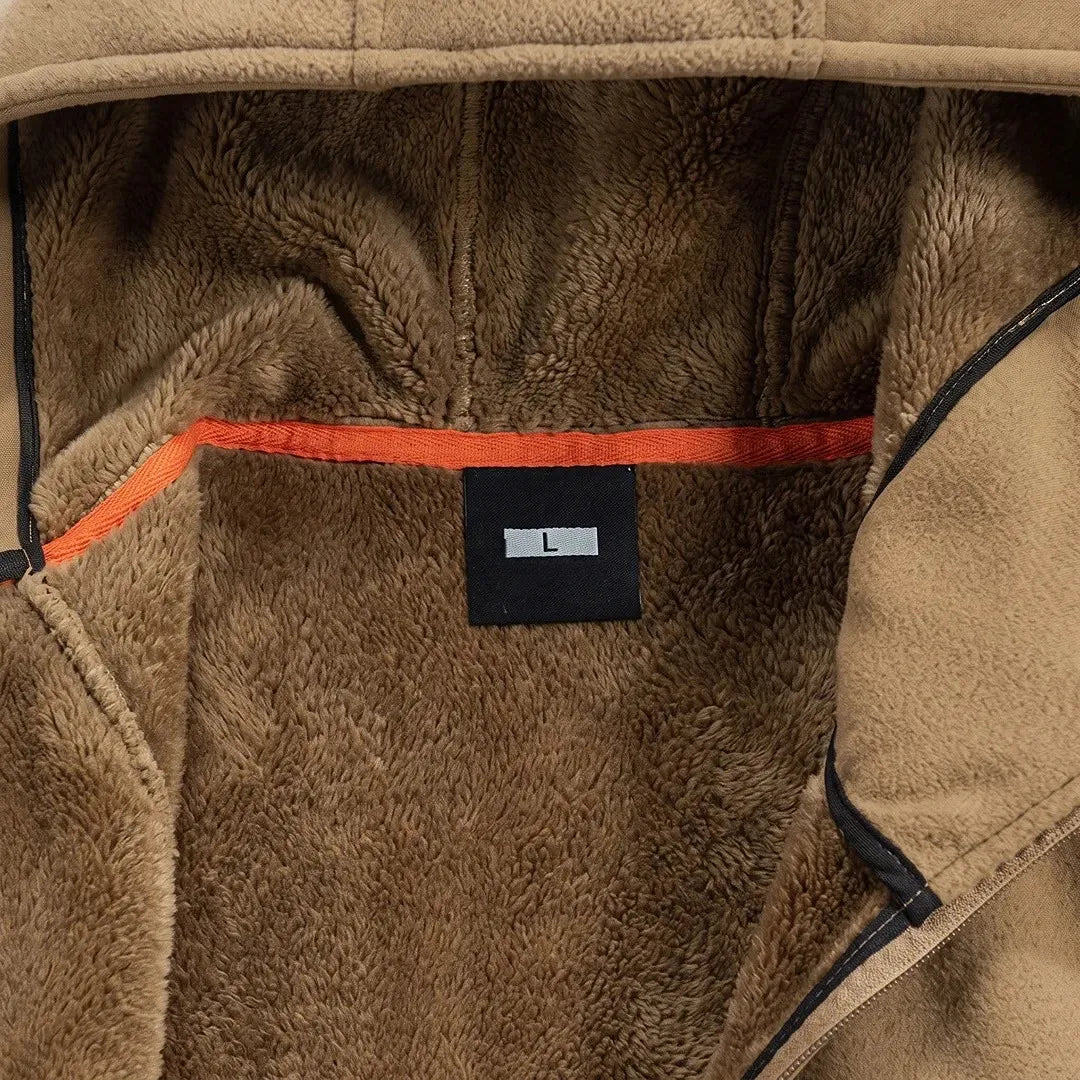 Classic Textured Hooded Jacket
