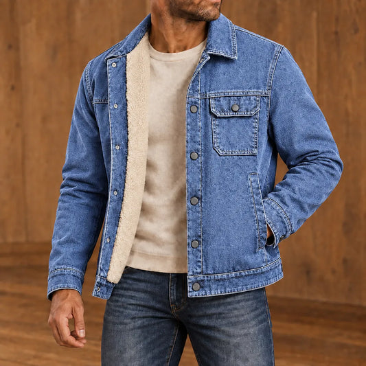 Classic Warm Denim Jacket