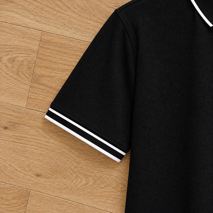Clean Stripe Polo Shirt