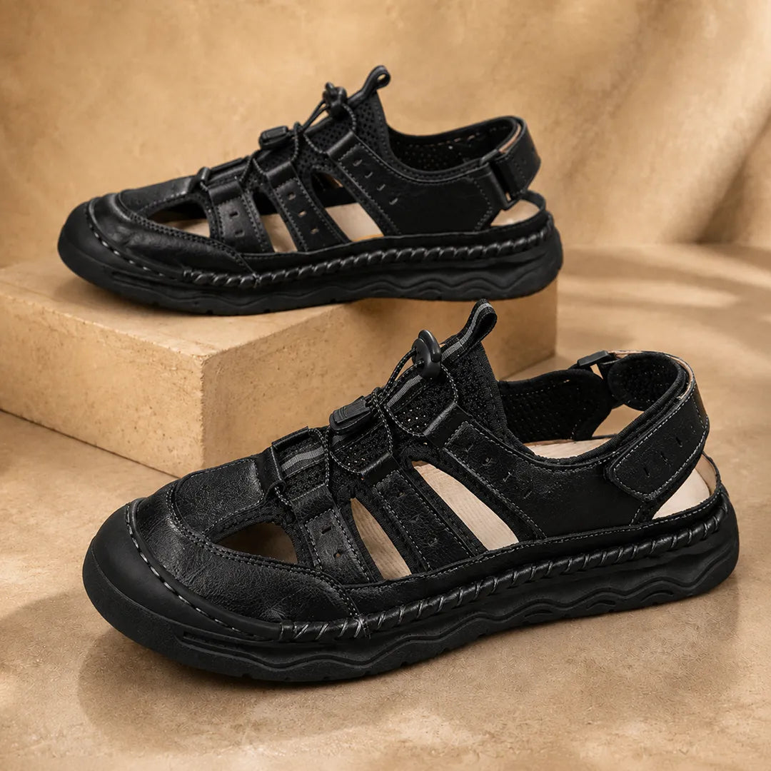 Closed-Toe Strap Sandals