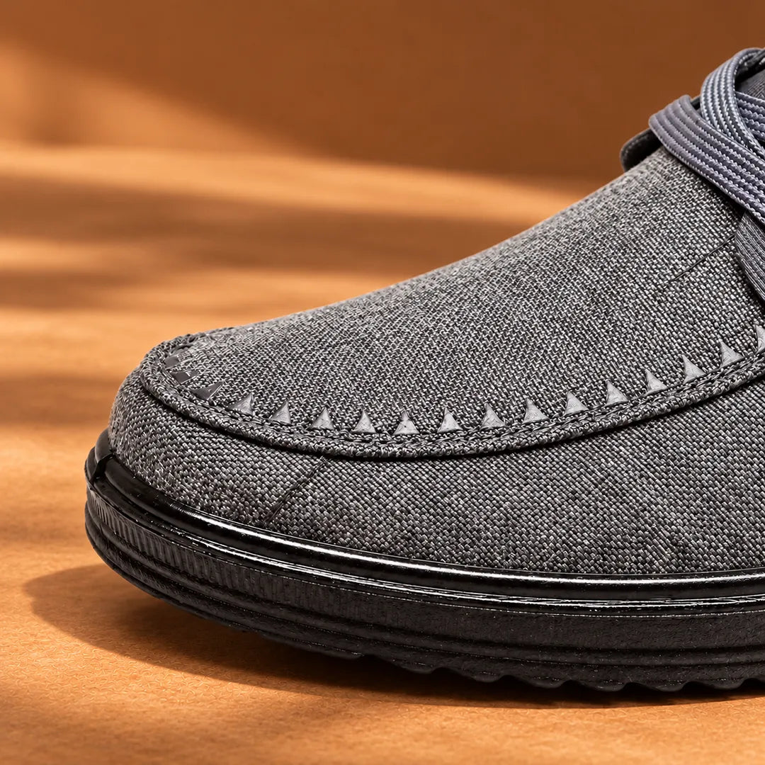 Comfort Canvas Lace-Up Shoes