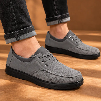Comfort Canvas Lace-Up Shoes